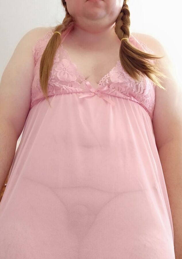 my pink sleepwear
