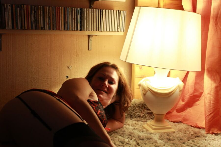 Caro pose en guepiere satin
