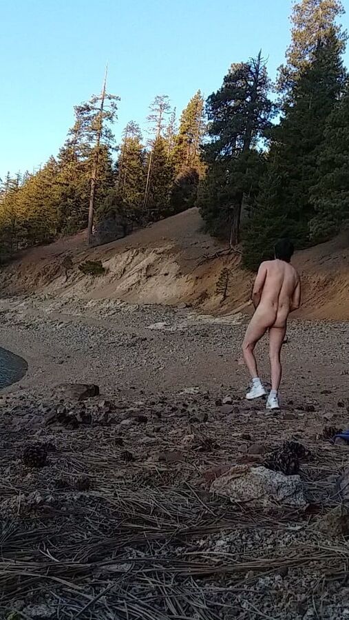 Walked around the lake naked