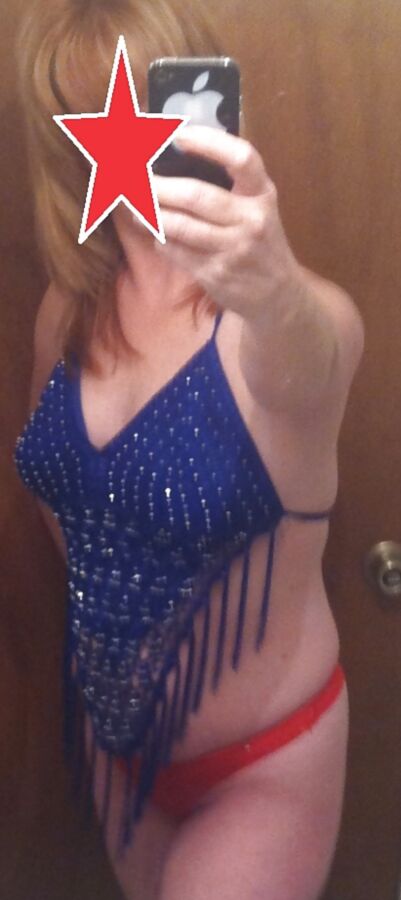 Red, White and Blue Microkini Femboy