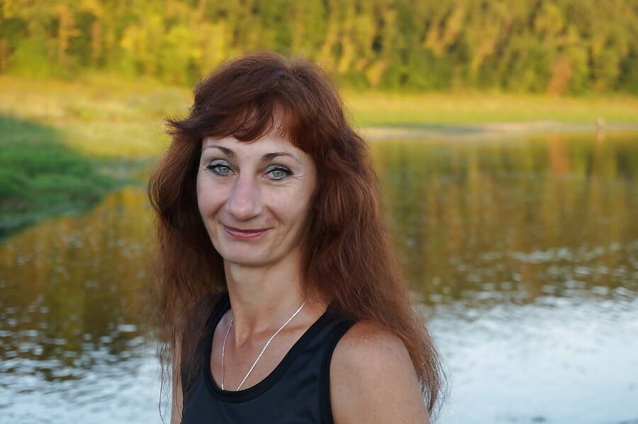 Upon Volga-river Golden Evening