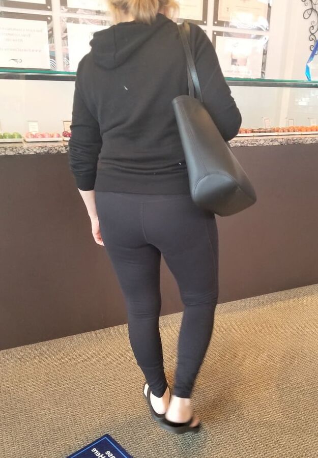 Sexy Grandma Sex Star out in public