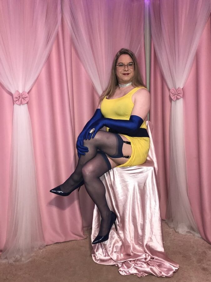 Joanie - Yellow Pencil Dress