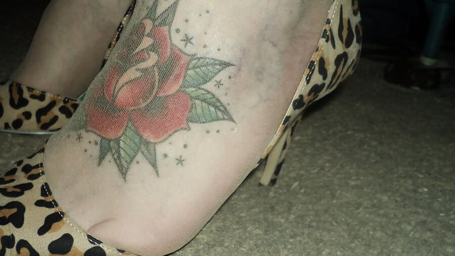 more fake foot tattoo