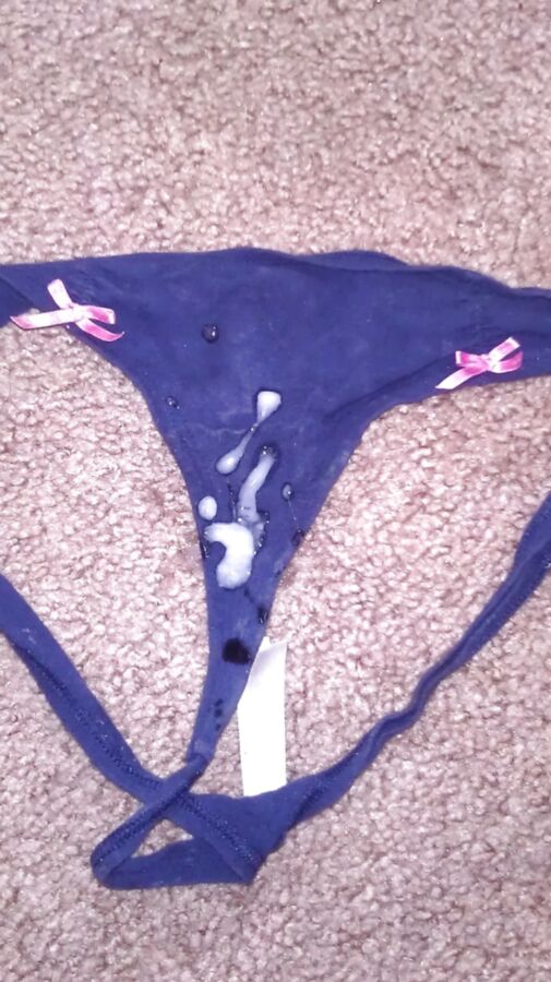 Blue String Thong