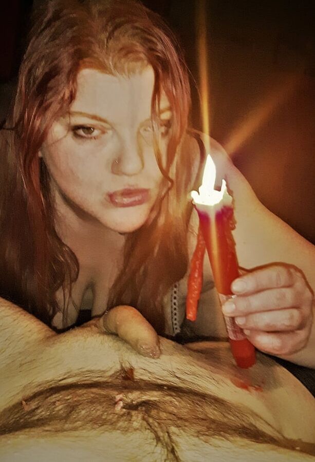 BBW Wife Miss Lizz candle play