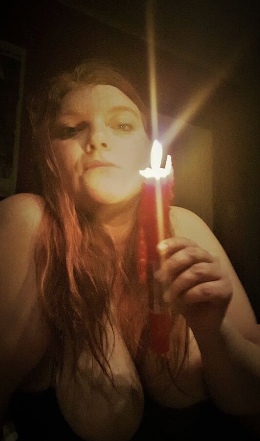 BBW Wife Miss Lizz candle play