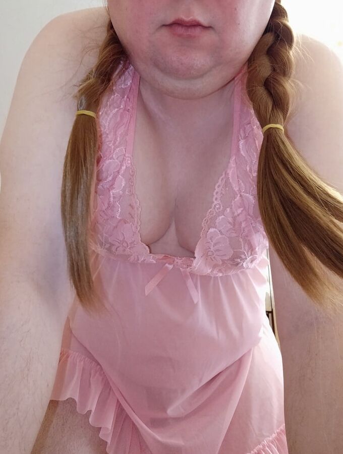 my pink sleepwear