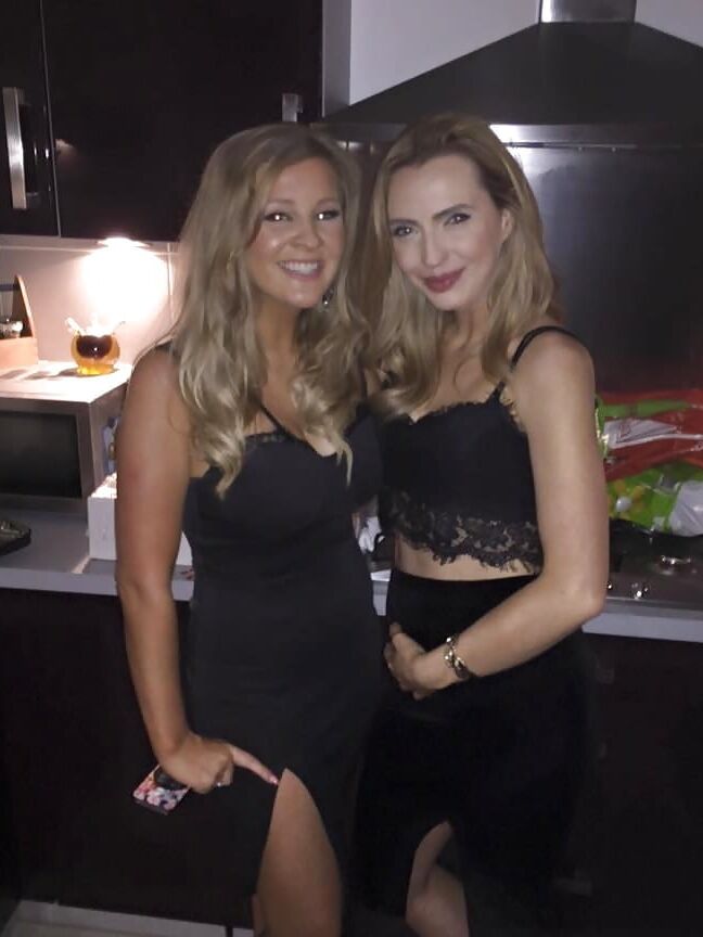 Blonde hot married slutwife going out with friends
