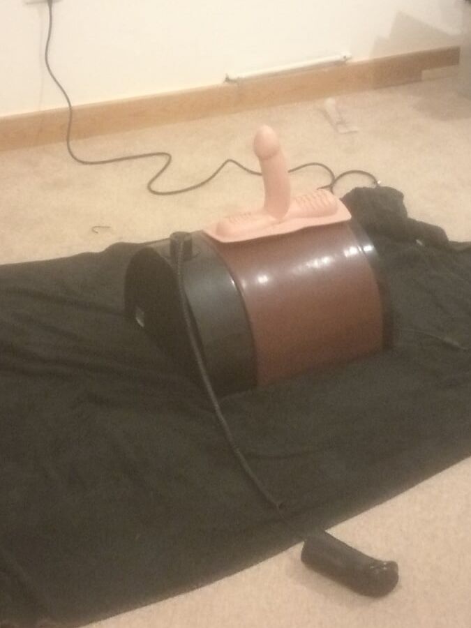 my sybian ride on sex machine and i