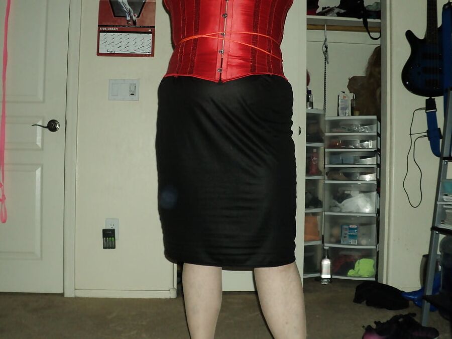 contrasted seamed stockings