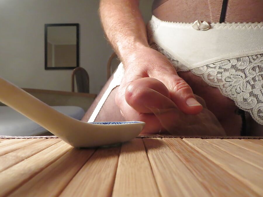 some moments before squirting a load of cum
