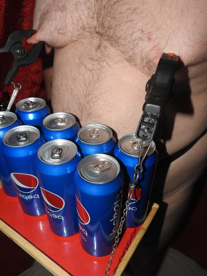 Slave serve Pepsi at Party