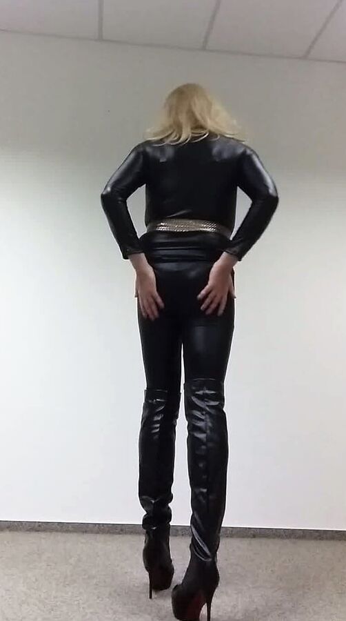 leather outfit