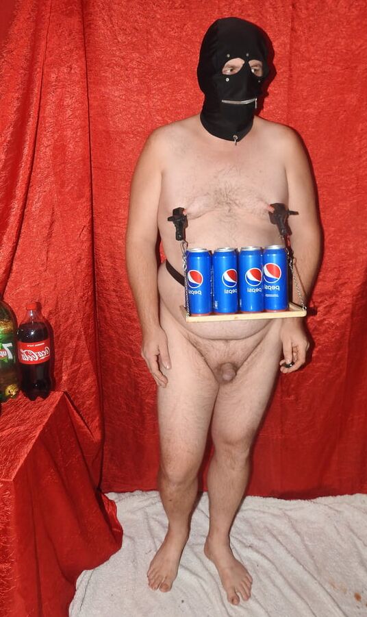 Slave serve Pepsi at Party