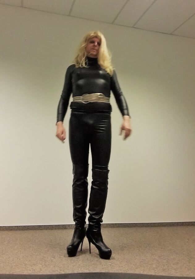 leather outfit