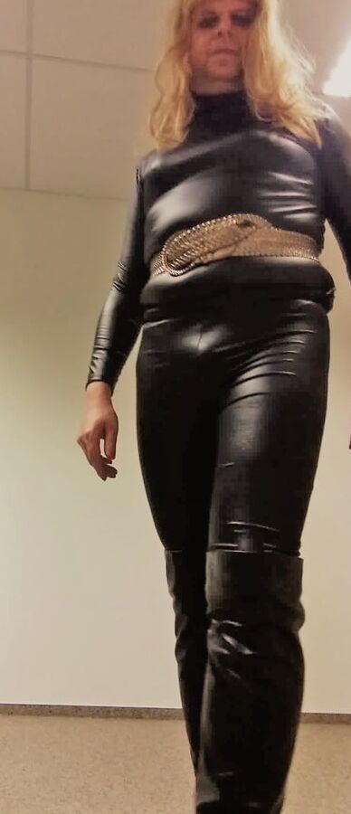 leather outfit