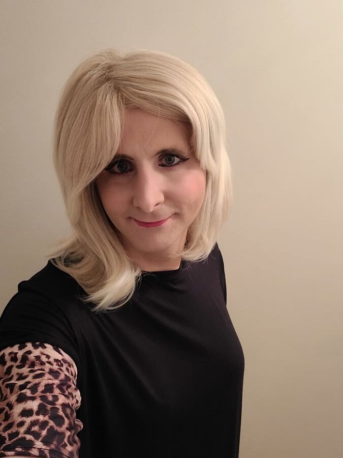Trying out a new look.