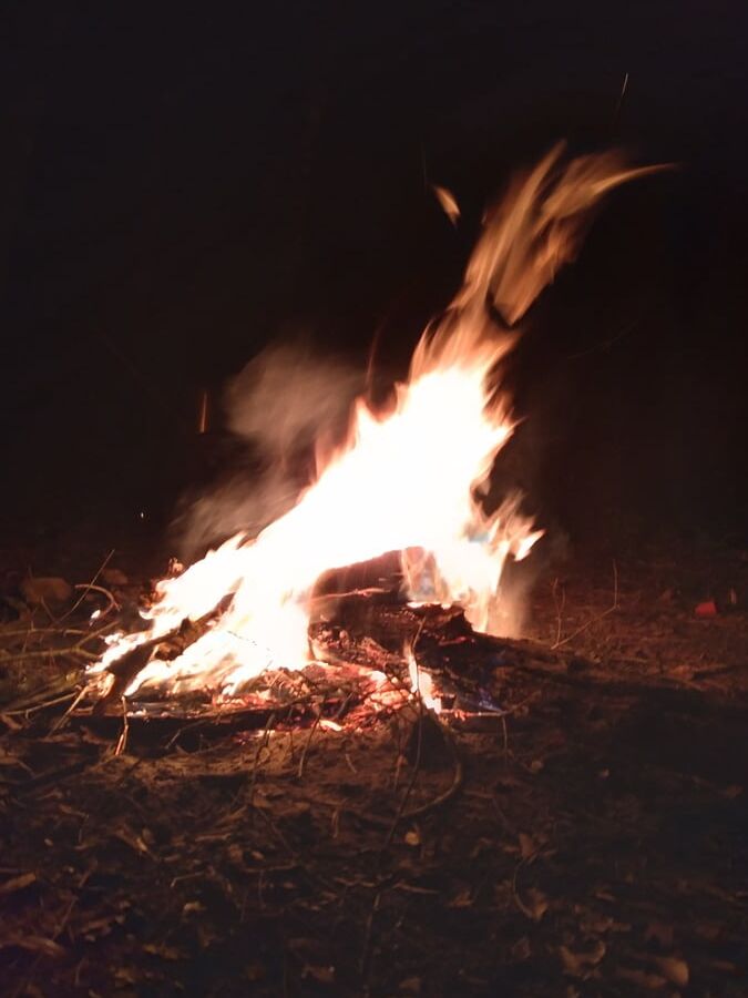 Camping naked