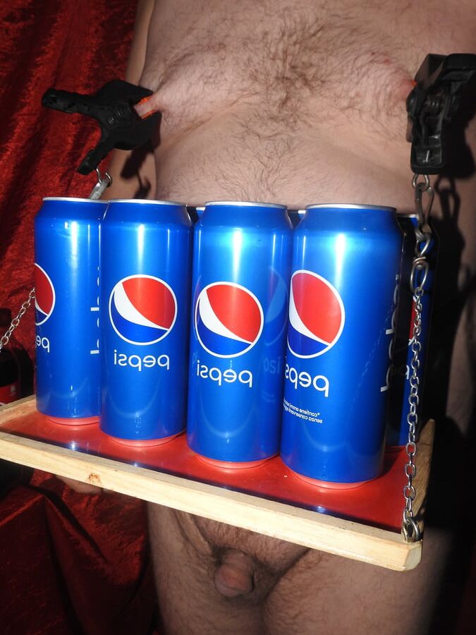 Slave serve Pepsi at Party