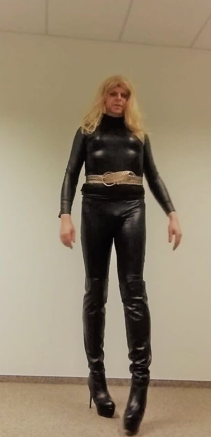 leather outfit