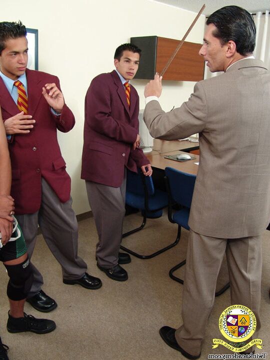 boys are punished by the headmaster