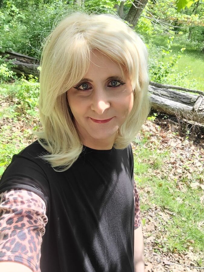 Trying out a new look.