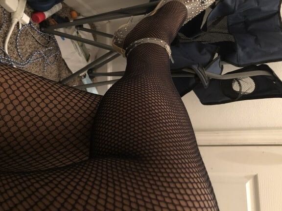 New lingerie and heels