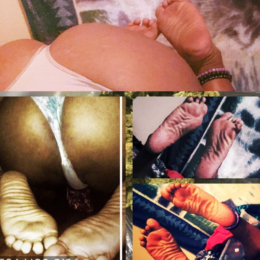 My bum and feet