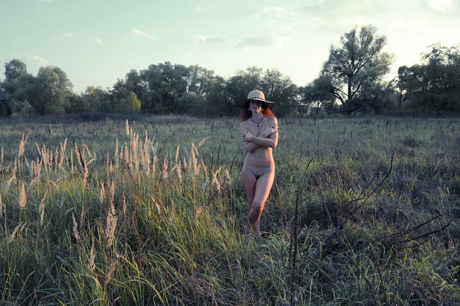 Without Panties but in Hat