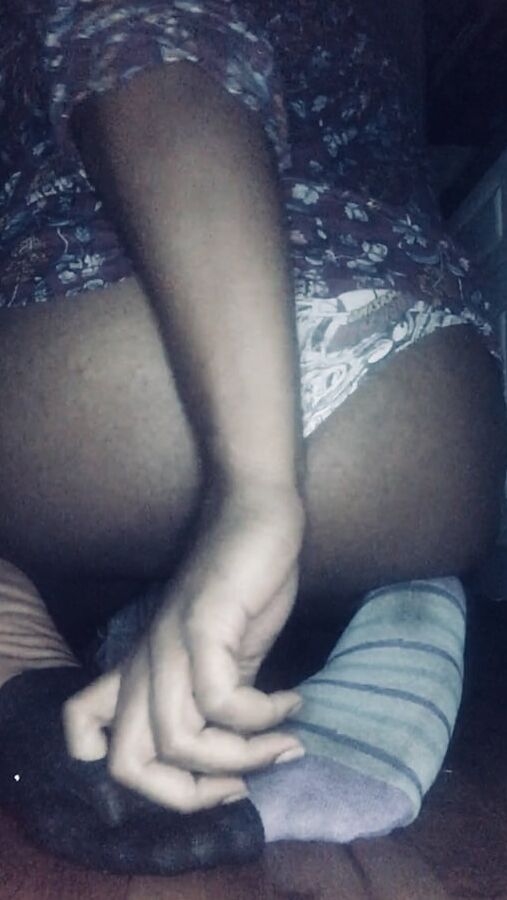 My bum and feet