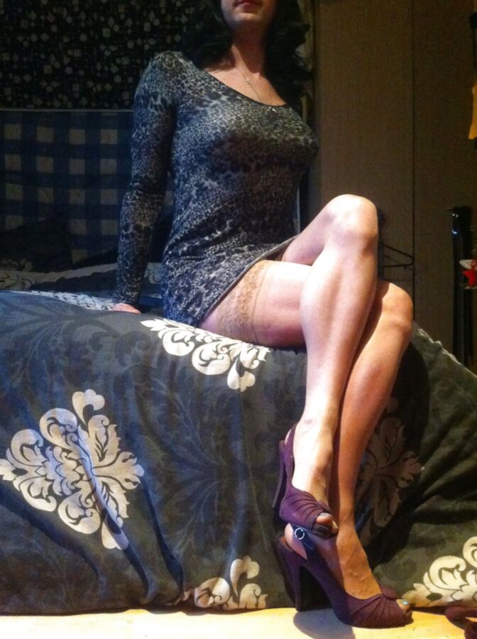 New grey dress.