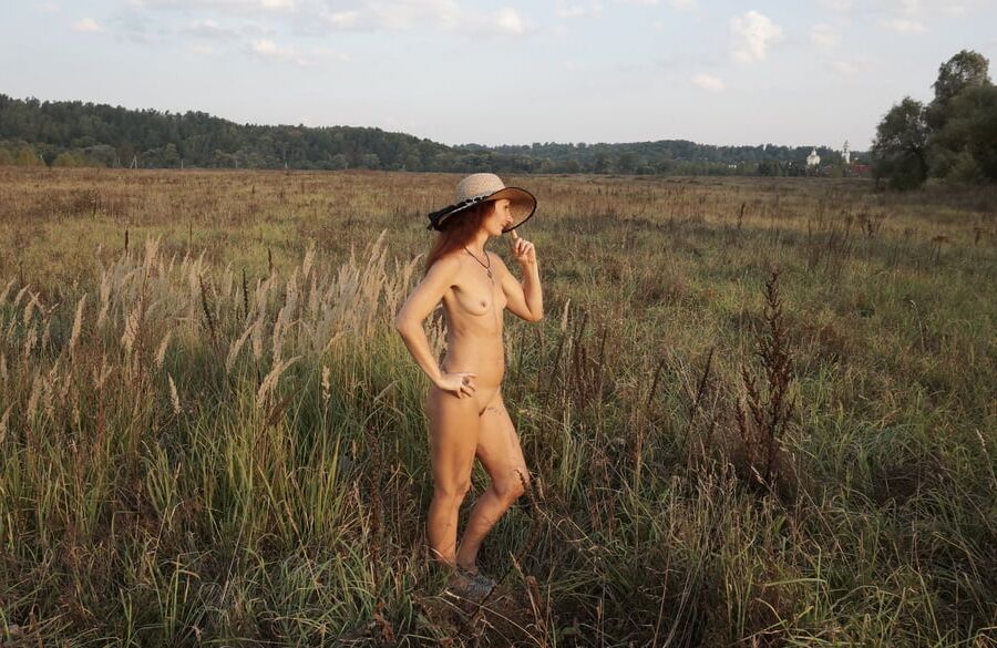 Without Panties but in Hat
