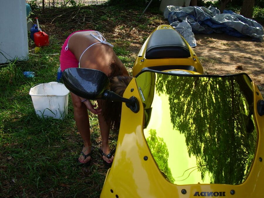 Bike wash with Charity