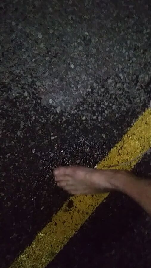 Pissing on waking Pat all over feet