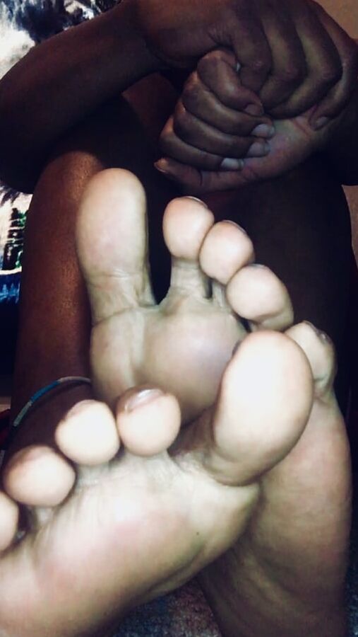 My bum and feet