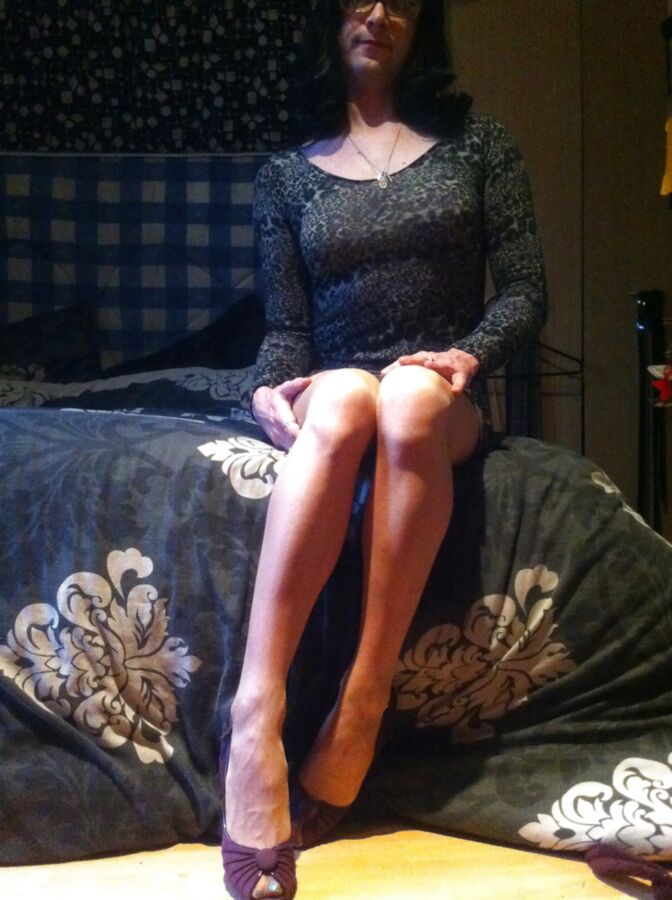 New grey dress.