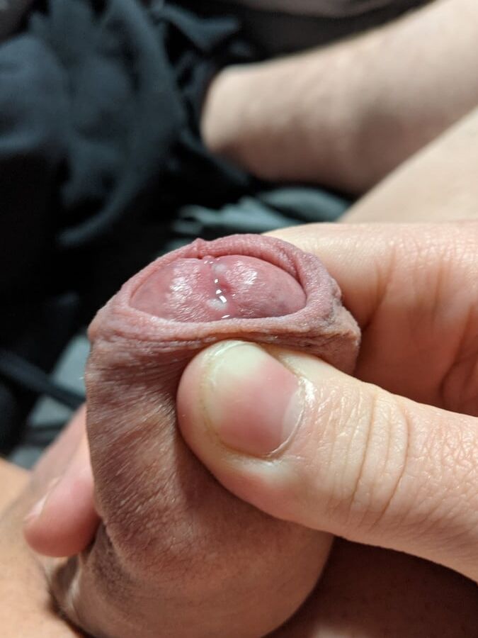 Precum Play he&;s dripping