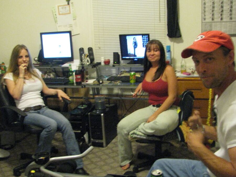 Hanging out with all pornstars