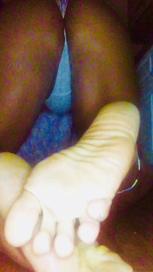 My bum and feet
