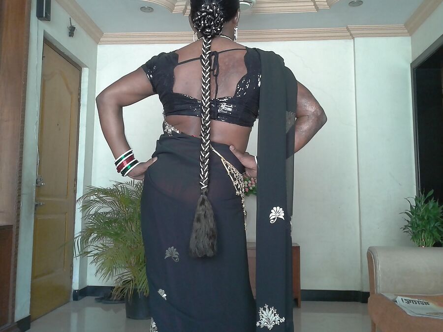 Indian cd in saree