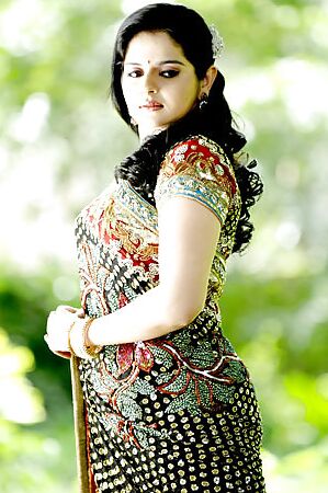 Indian cd in saree