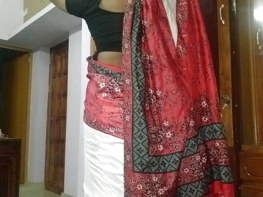 Indian cd in saree