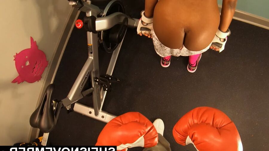 Boxing Big Black Ass Msnovember Booty Punching Butt k HD