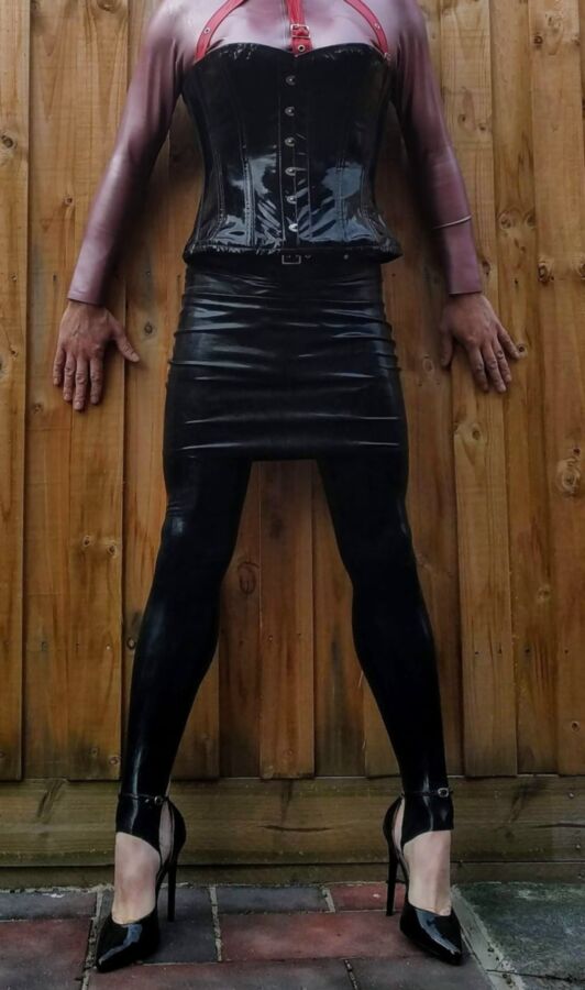 Rose Latex Top - Headless