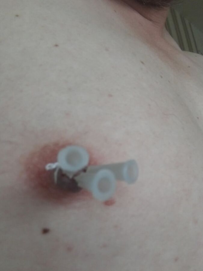 some more needles in my nipples