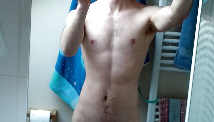 Before shower teasing