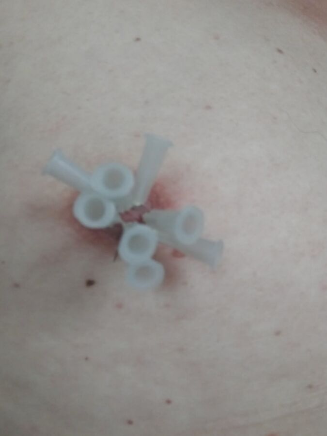some more needles in my nipples