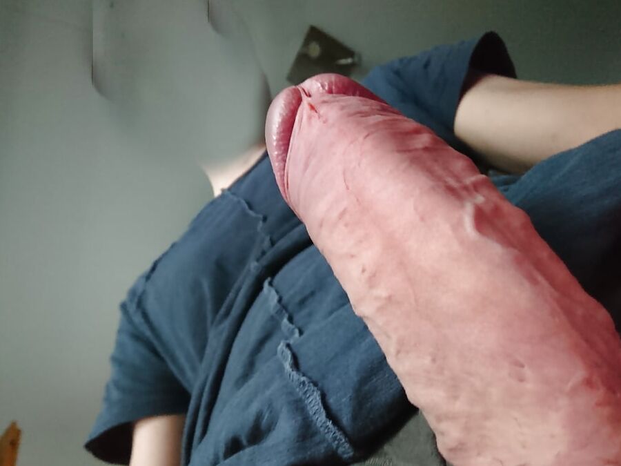 Giant cock in tight jeans