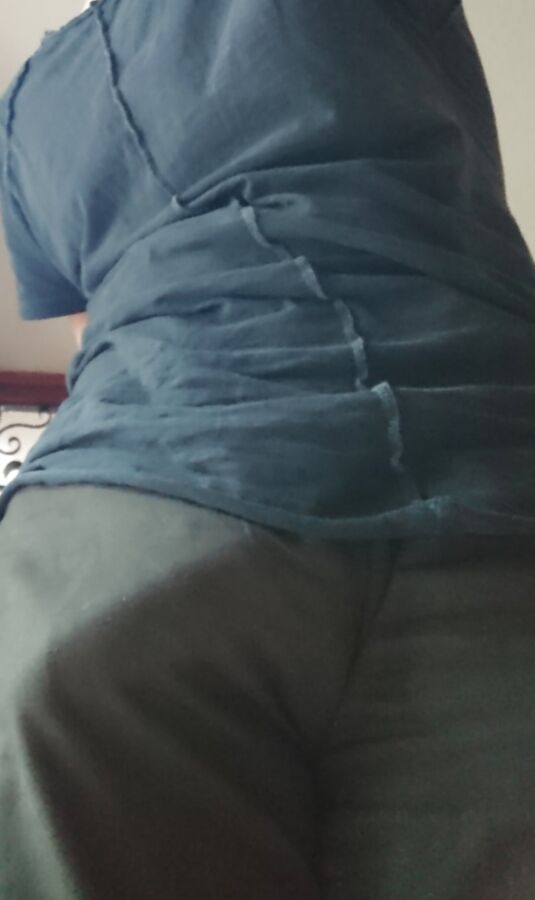 Giant cock in tight jeans